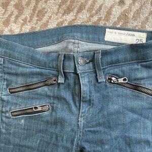 Rag & Bone Moto Stretch Denim - Size 25